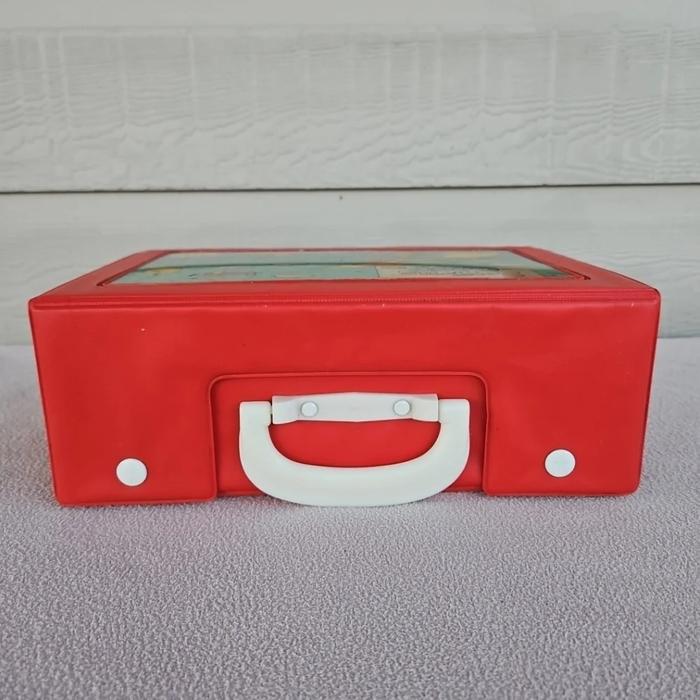 1986 The Saurus Gang Vinyl Storage Case Box Vintage Cliff Galbraith Swim Club